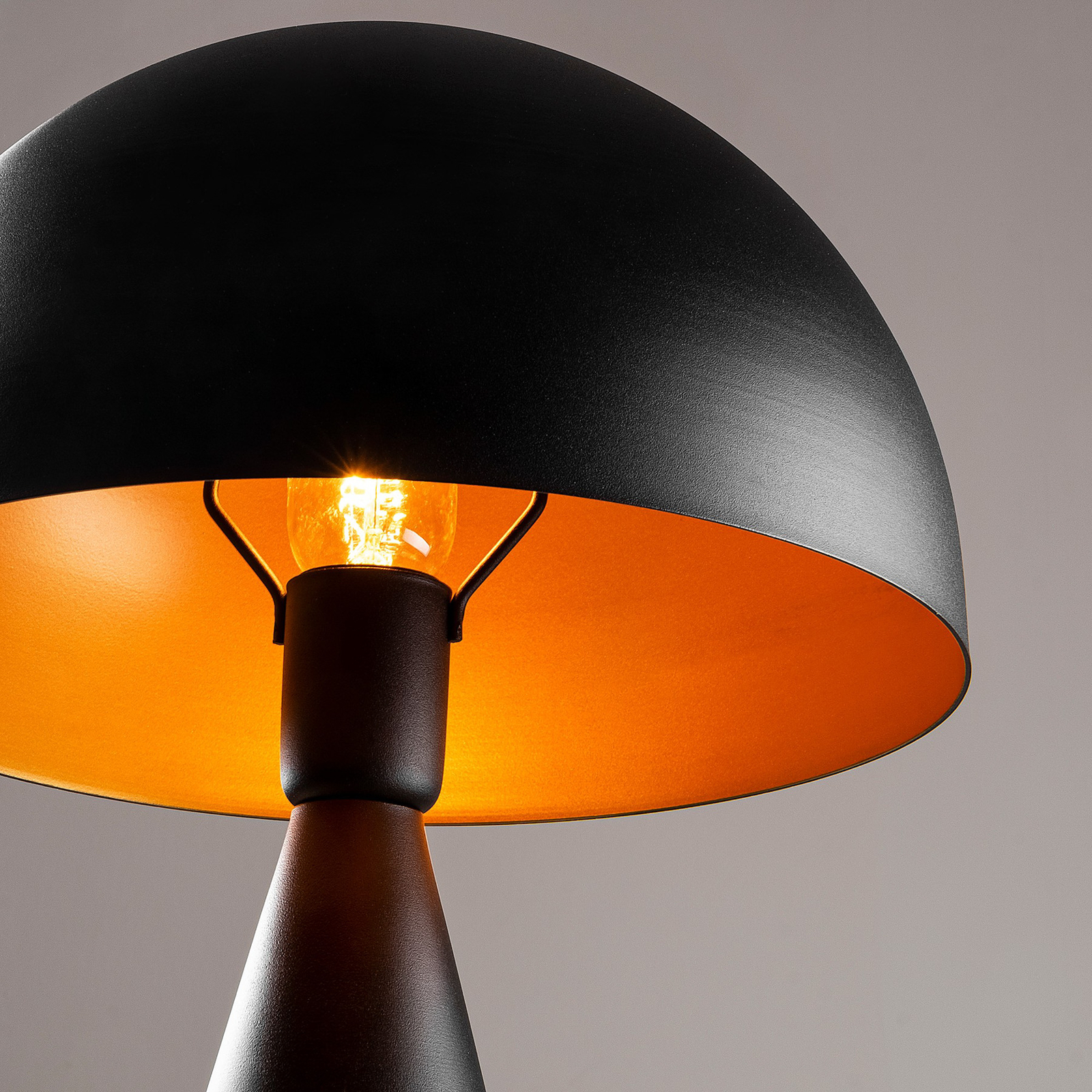 Stolová lampa Dodo 5051, výška 52 cm, čierna