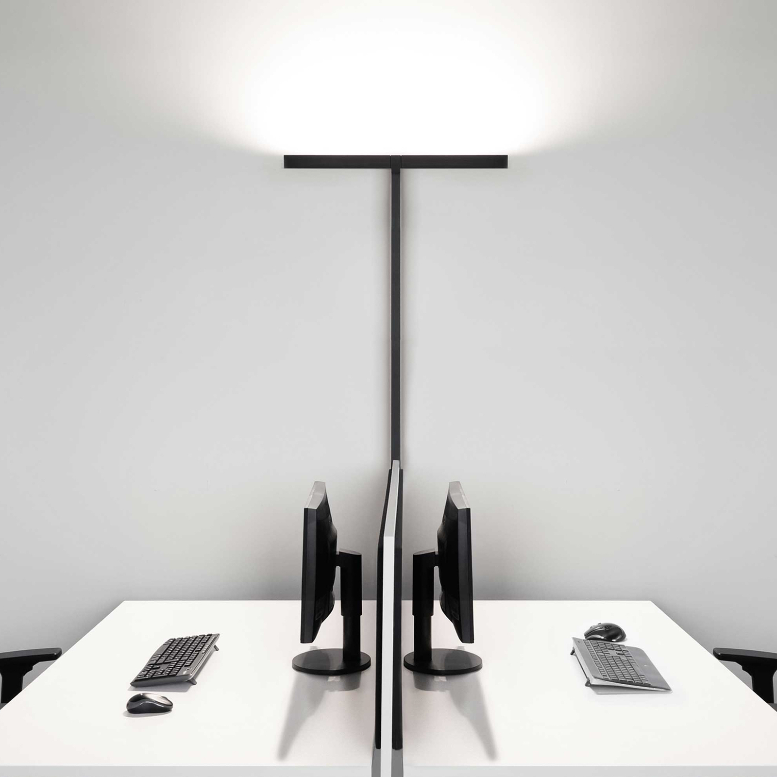 Molto Luce Concept Double F floor lamp dimmer wh