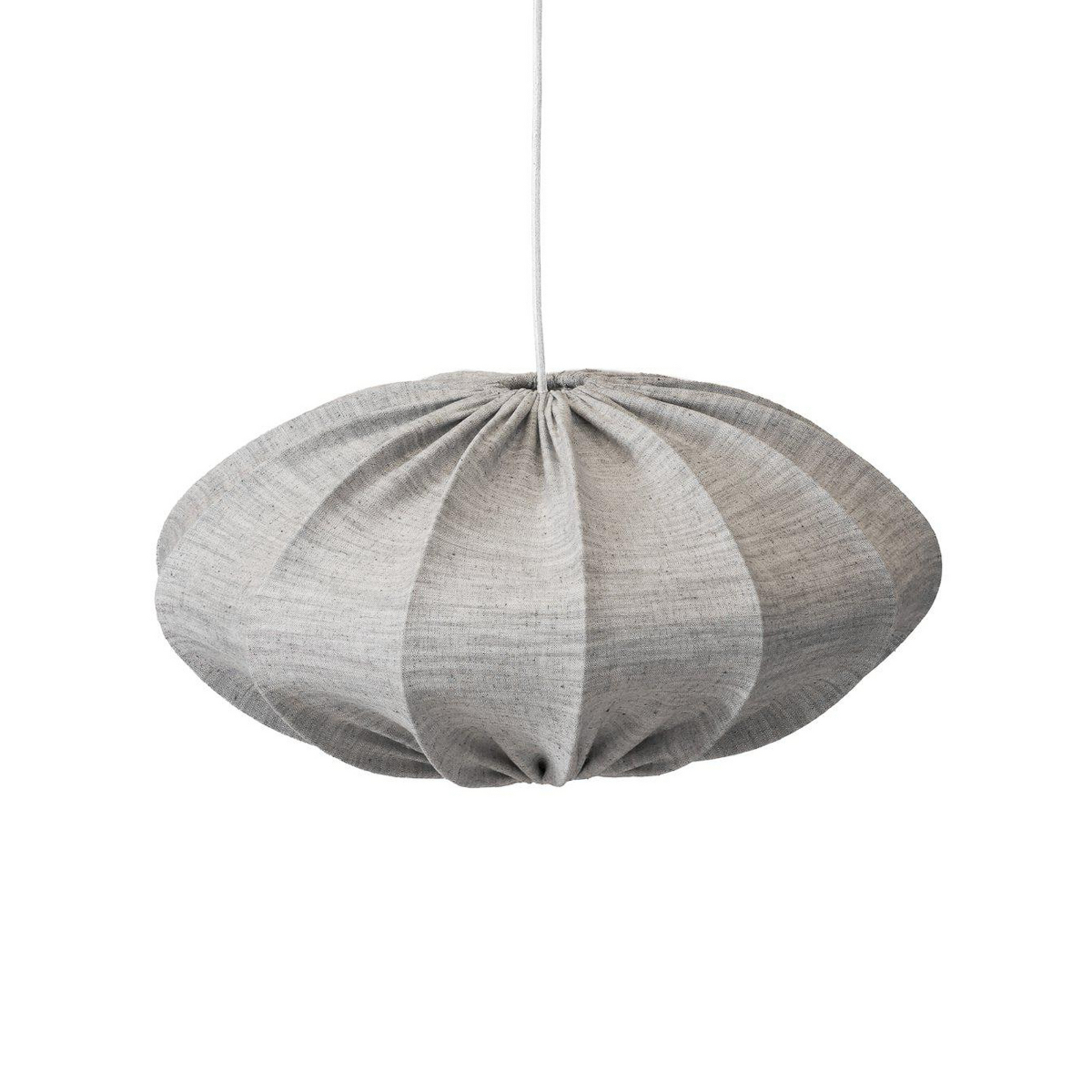 Piekaramā lampa rozā, pelēka, Ø 60 cm, audums, E27, kontaktdakša Piekaramā lampa rozā, pelēka, Ø 60 cm, audums, E27, kontaktdakša