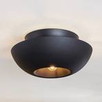 Lucande Kellina plafondlamp in zwart