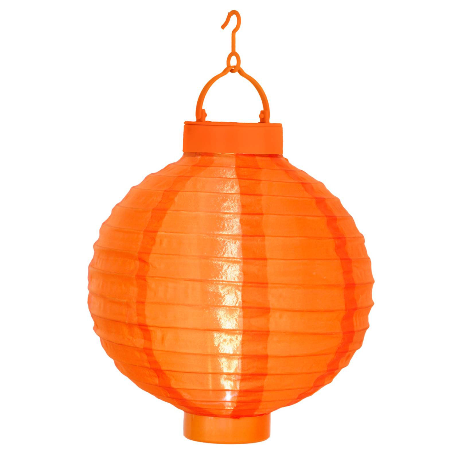 Best Season Orange solar lantern Jerrit with LED light, plastic, 0.07 W, energy efficiency: A+, H: 22 cm