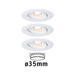Paulmann Nova mini spot 3x orientabile bianco