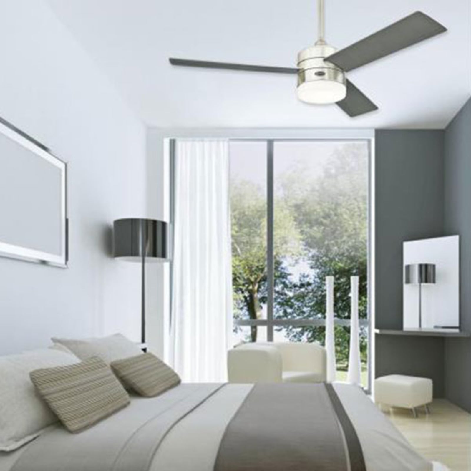 Alta Vista LED-Deckenventilator, grafit, Holz - Westinghouse