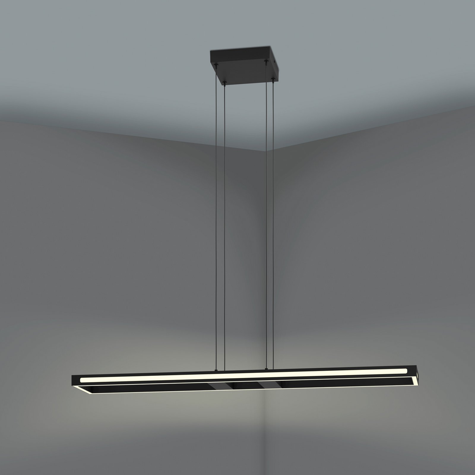 EGLO connect LED-Hängeleuchte Savilanas-Z, 116 cm, schwarz EGLO connect LED-Hängeleuchte Savilanas-Z, 116 cm, schwarz