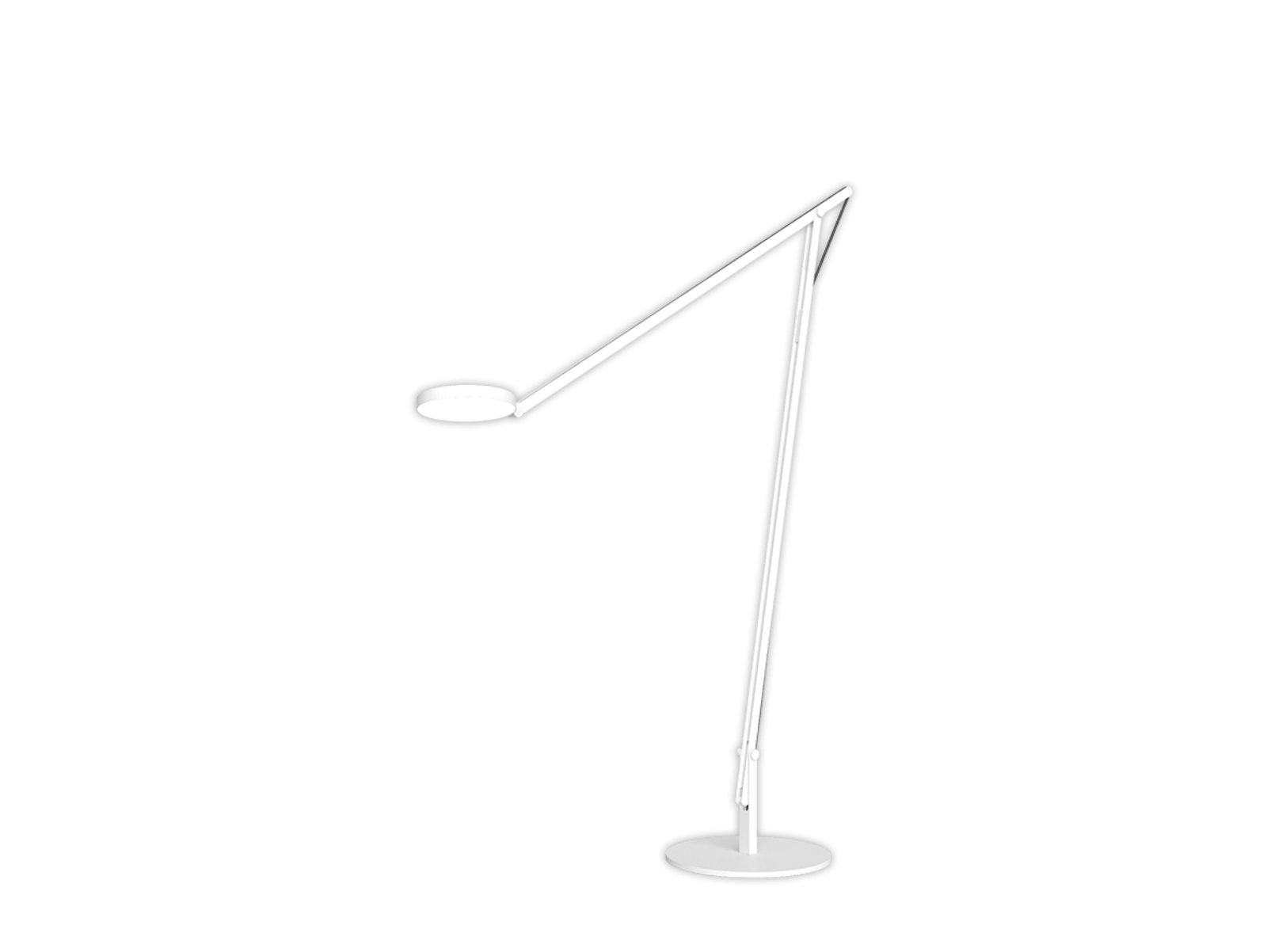 String XL Floor Lamp Matt White/Black - Rotaliana