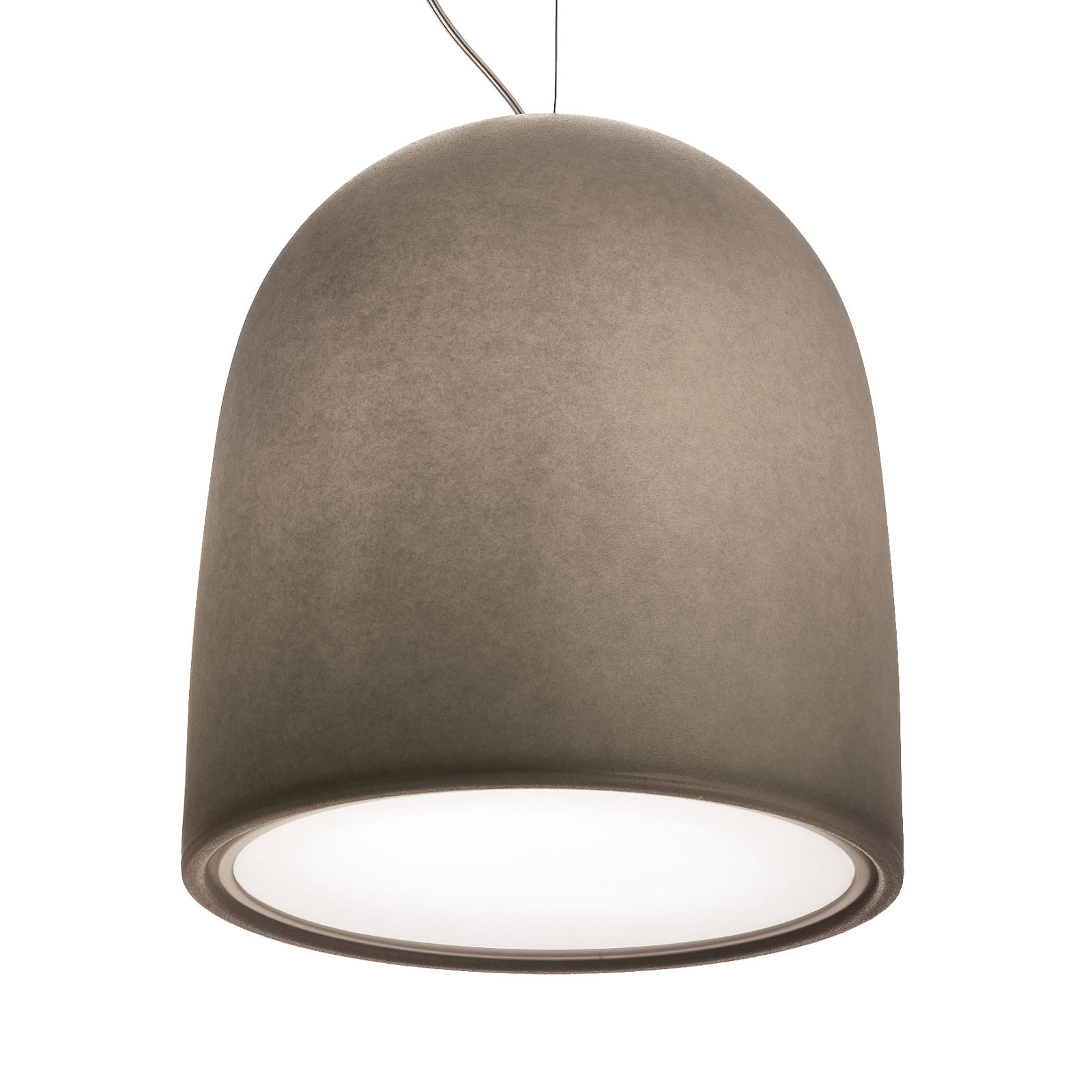 Modo Luce Campanone suspension Ø 51 cm gris foncé