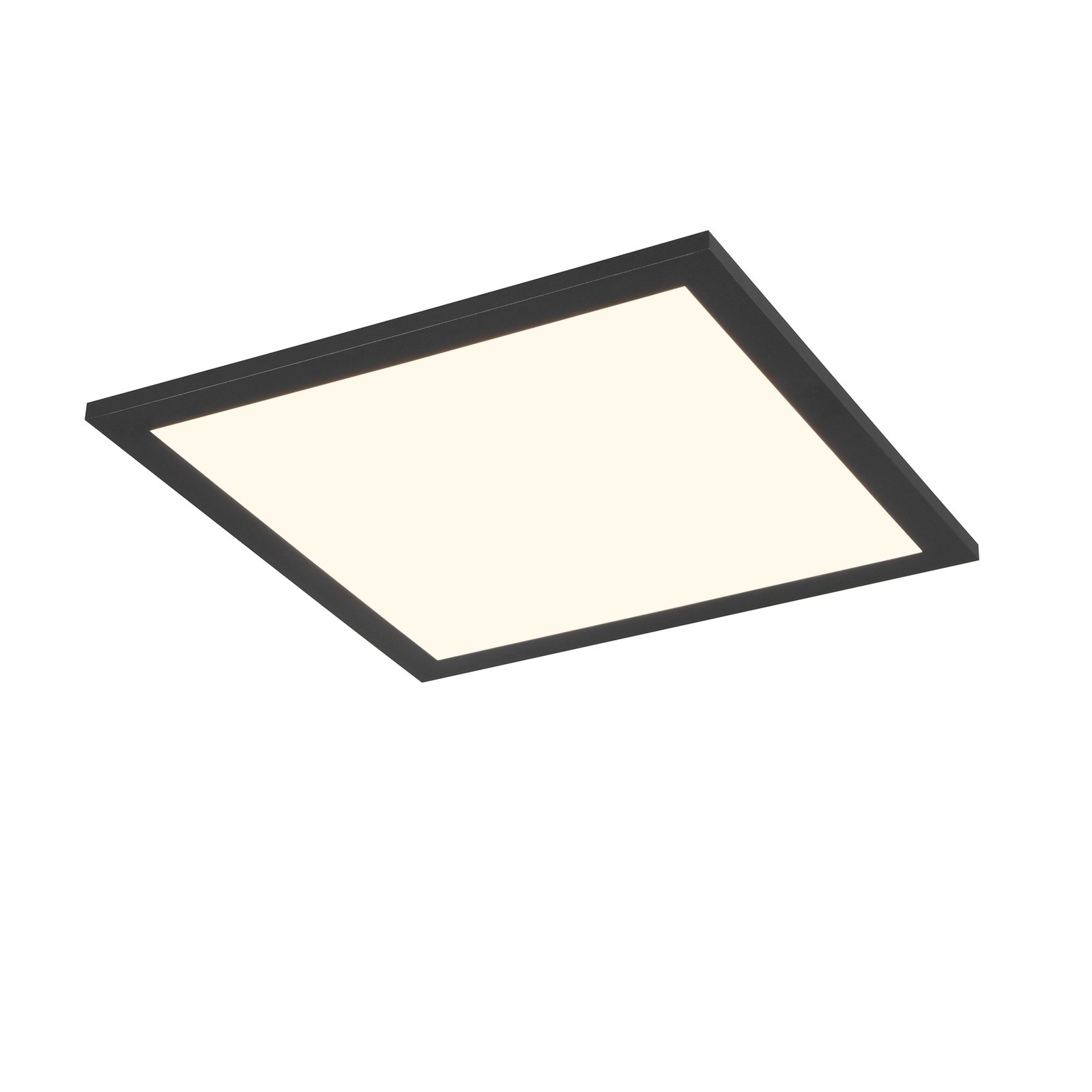Plafonnier LED Beta, longueur 29 cm, noir, RGBW, CCT