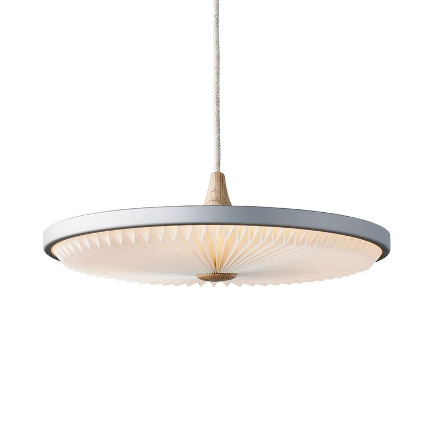 LE KLINT Soleil LED-Hängelampe hellgrau Ø35cm