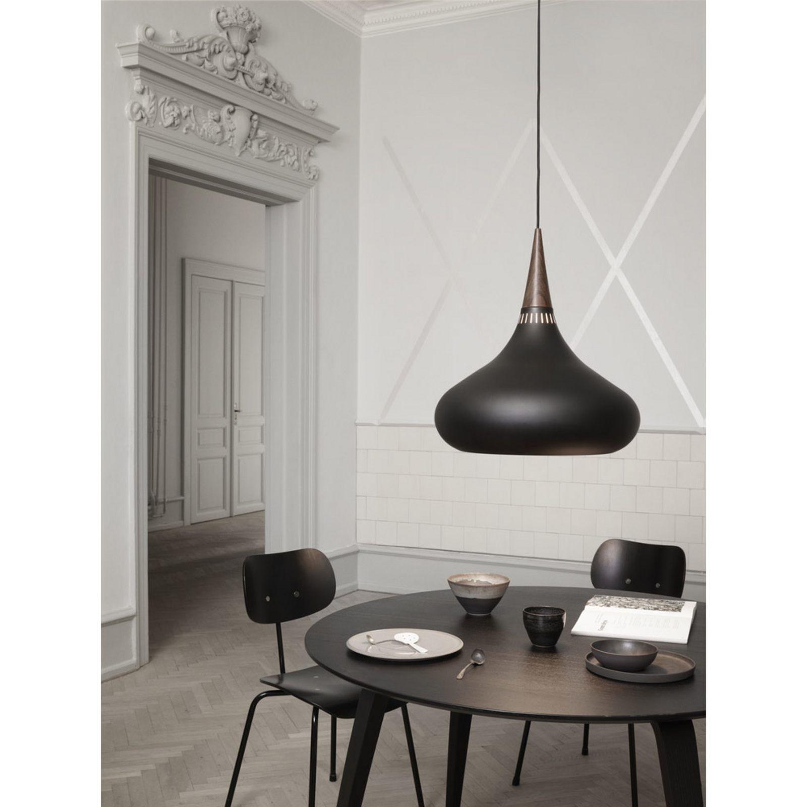 Orient Svart P1 Taklampa 3m Sladd - Fritz Hansen