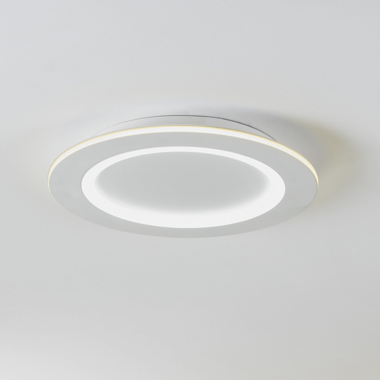 EGLO connect LED plafondlamp Padrogiano-Z, Ø 45 cm, wit