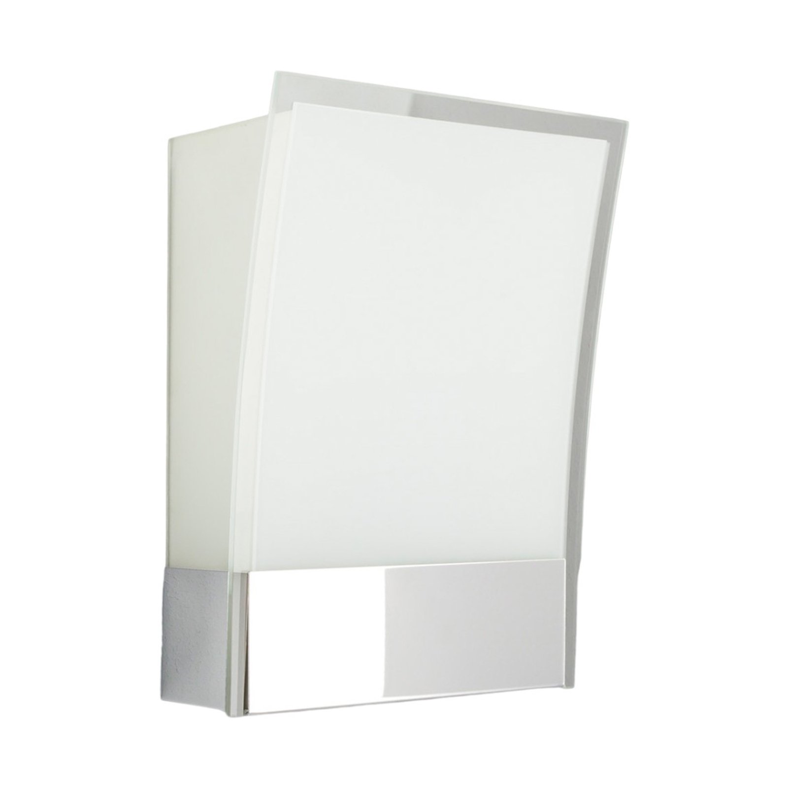 Malthe Applique Murale Chrome/Satin White - Lindby