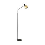 Vlada Lampa Podłogowa Matt Brass/Matt Black - Lindby