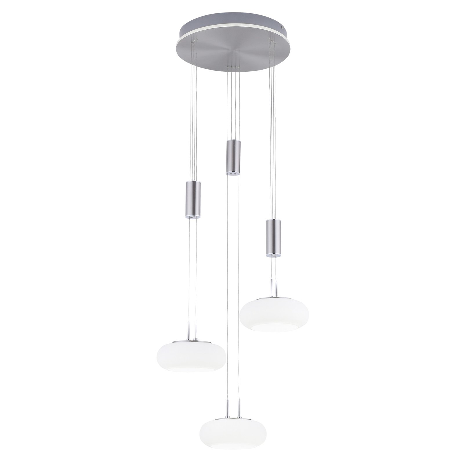 Paul Neuhaus Q-ETIENNE colgante LED, 3 luces