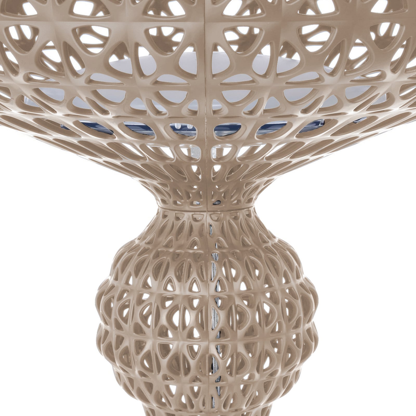 Lampadar LED Kartell Kabuki gri porumbel 166 cm dimabil - Camera de zi / sufragerie - Design - Plastic