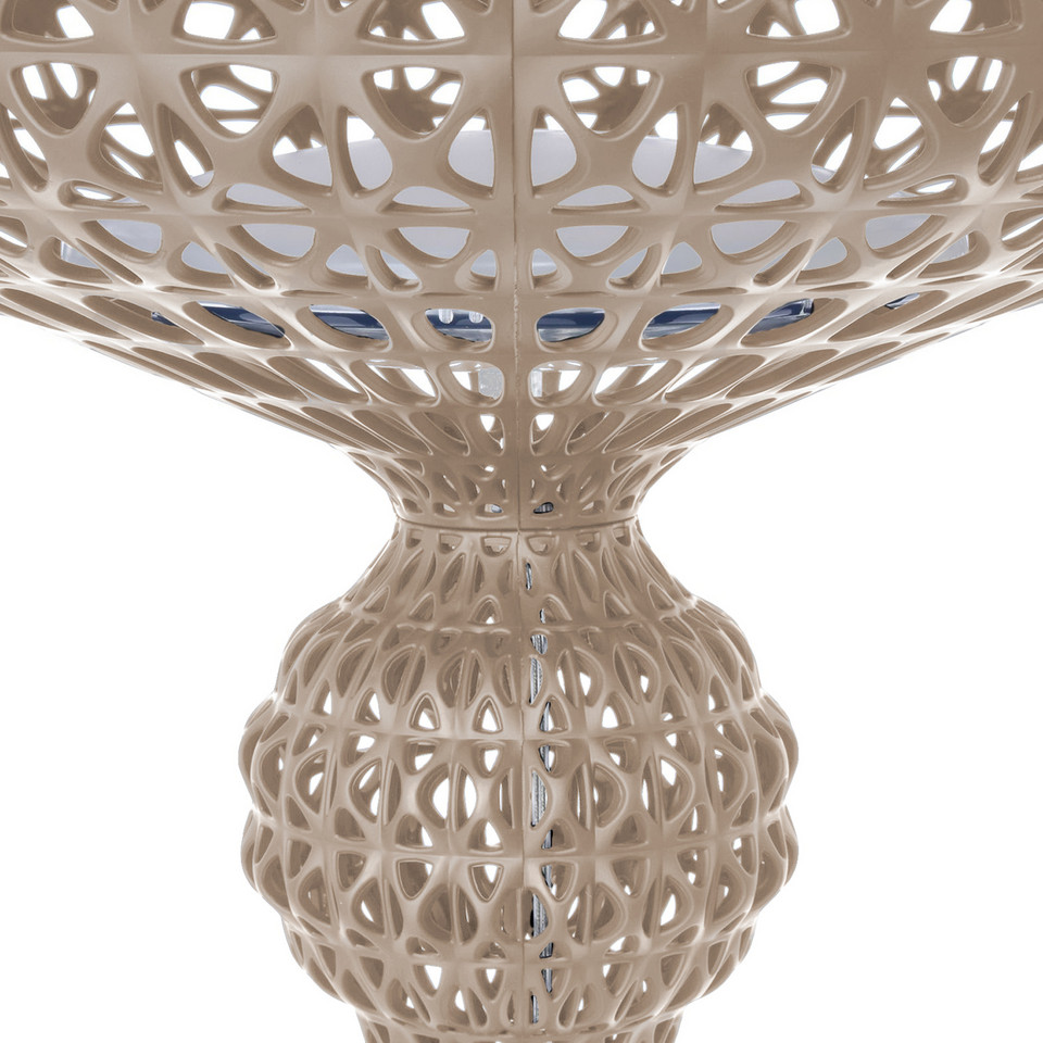 Kartell LED-golvlampa Kabuki, grå från Kartell