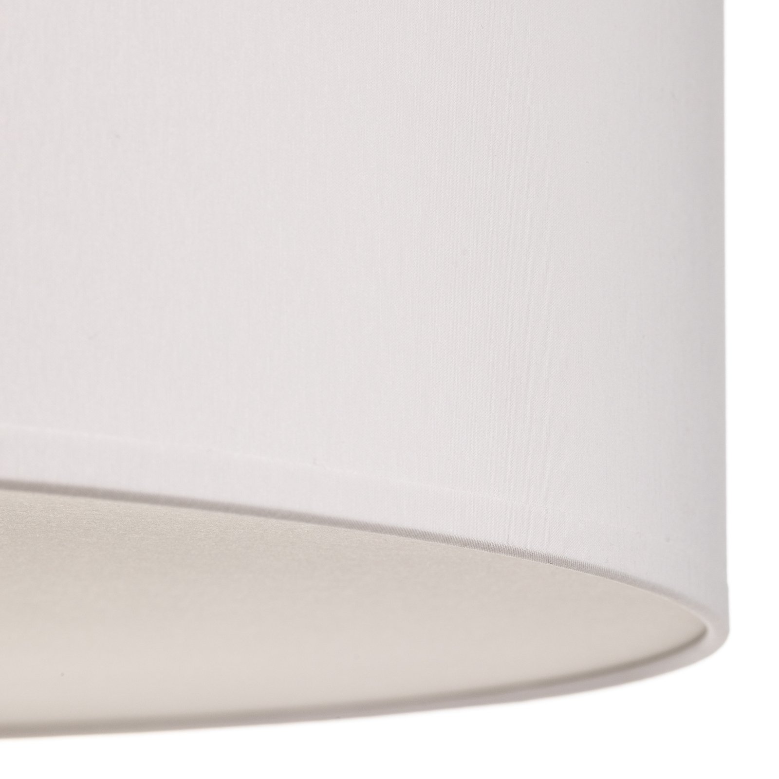 Fiolett taklampe med avstandsstykke, hvit