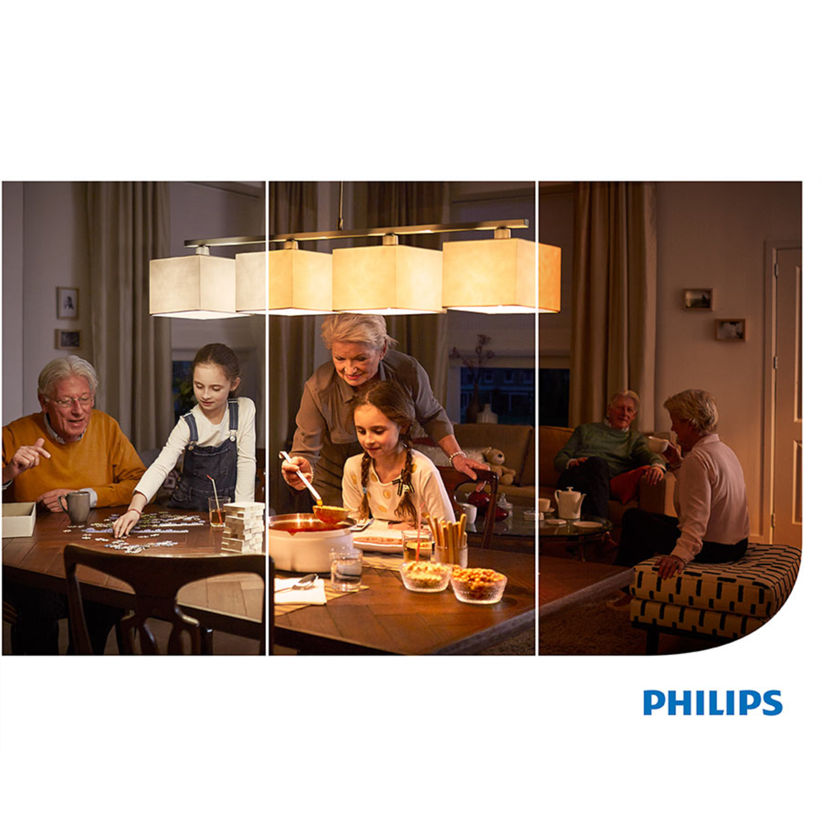 Philips SceneSwitch E14 LED candela 4,3W filamenti