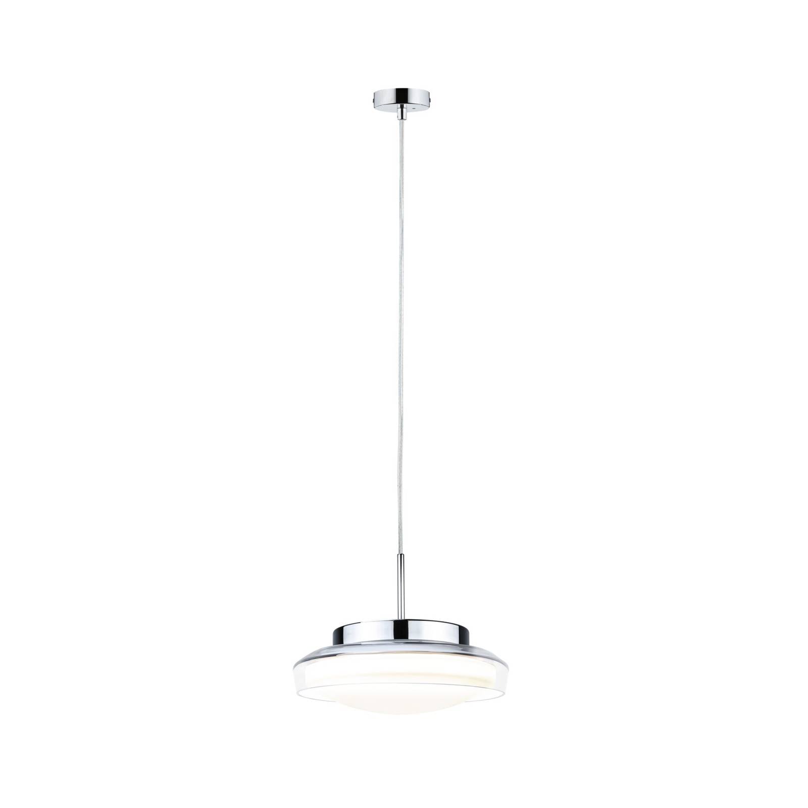 Led Pendelleuchte Luena in Transparent und Chrom 115W - transparent - Paulmann
