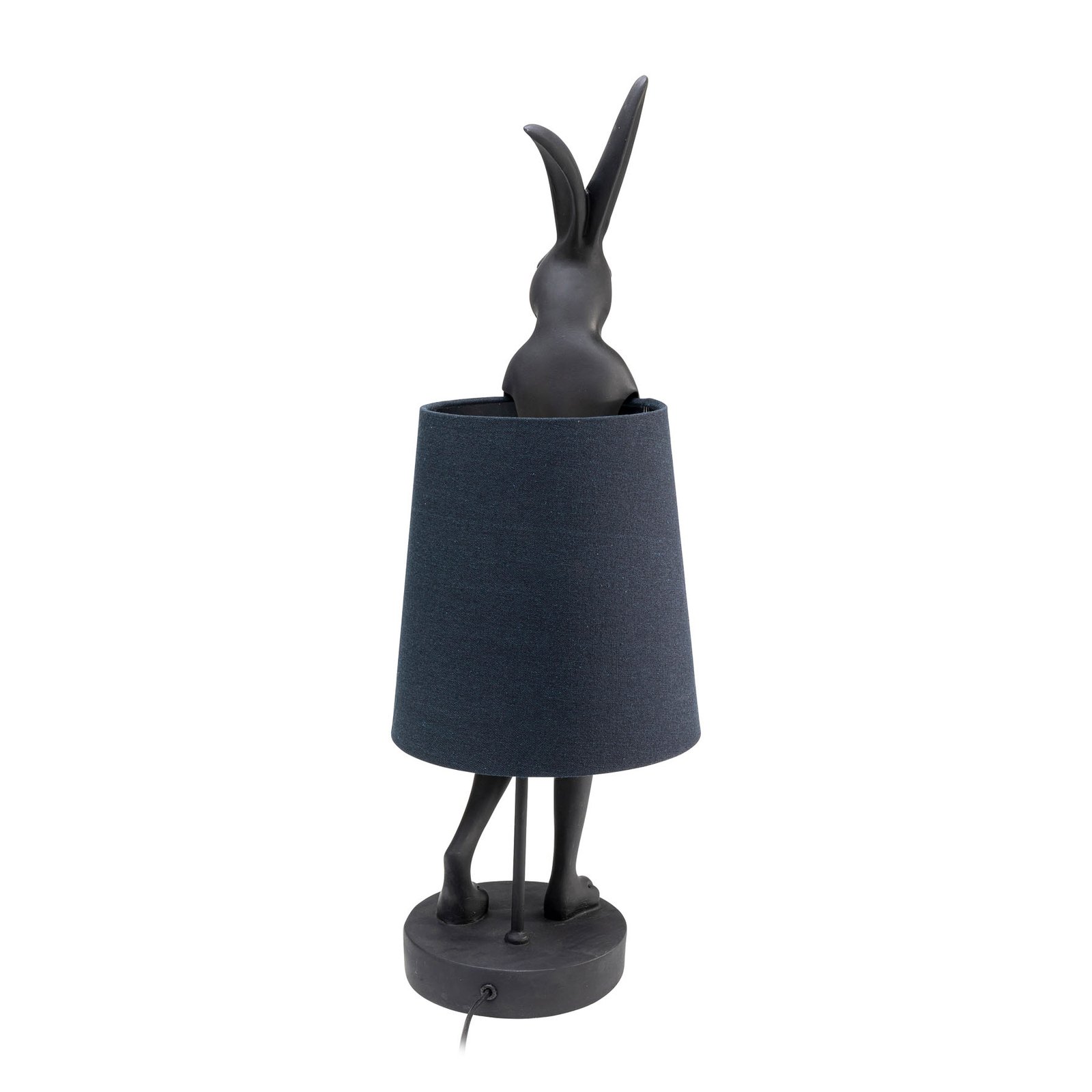 KARE Animal Rabbit de mesa negro/interior plata