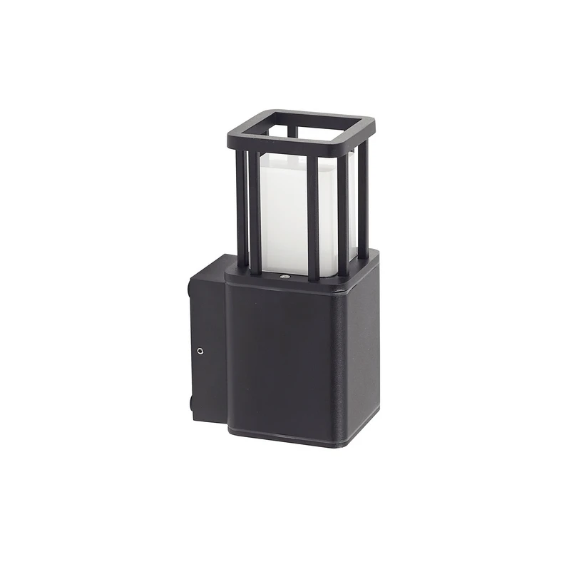Lucande – Dakil LED Draußen Wandleuchte Schwarz