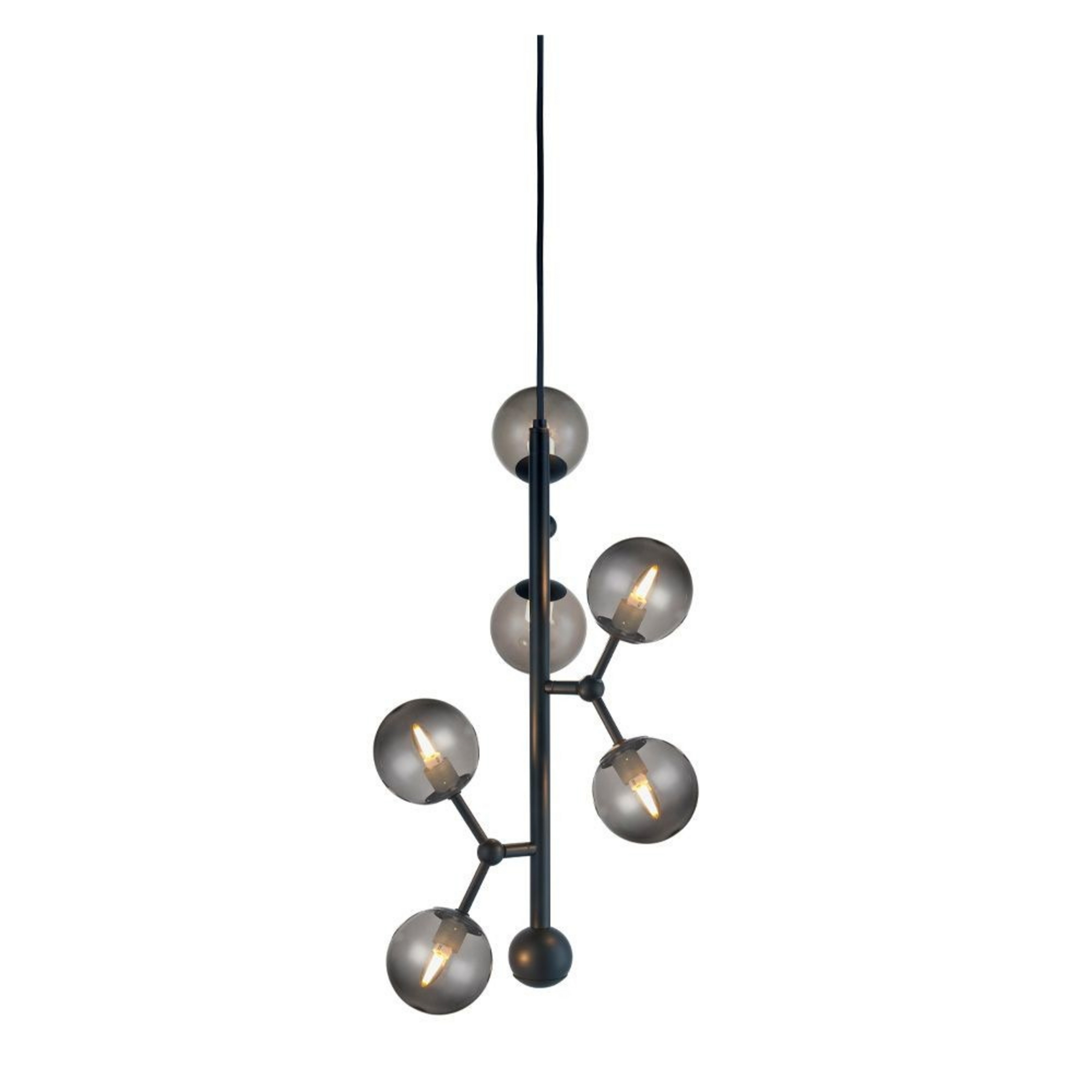 Atom Vertical Lampa Wisząca Smoke - Halo Design