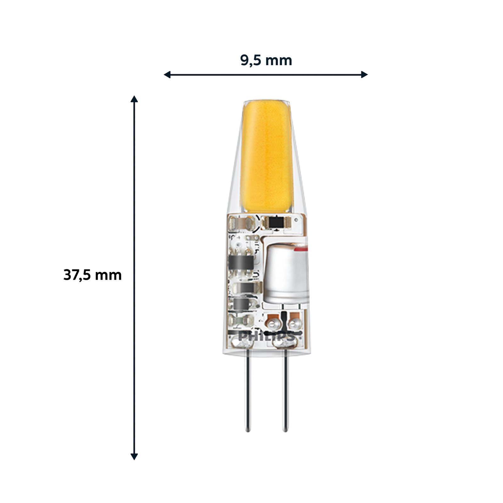 Philips LED-pirn G4 pliidisokkel 1,7W selge 2700K 12V