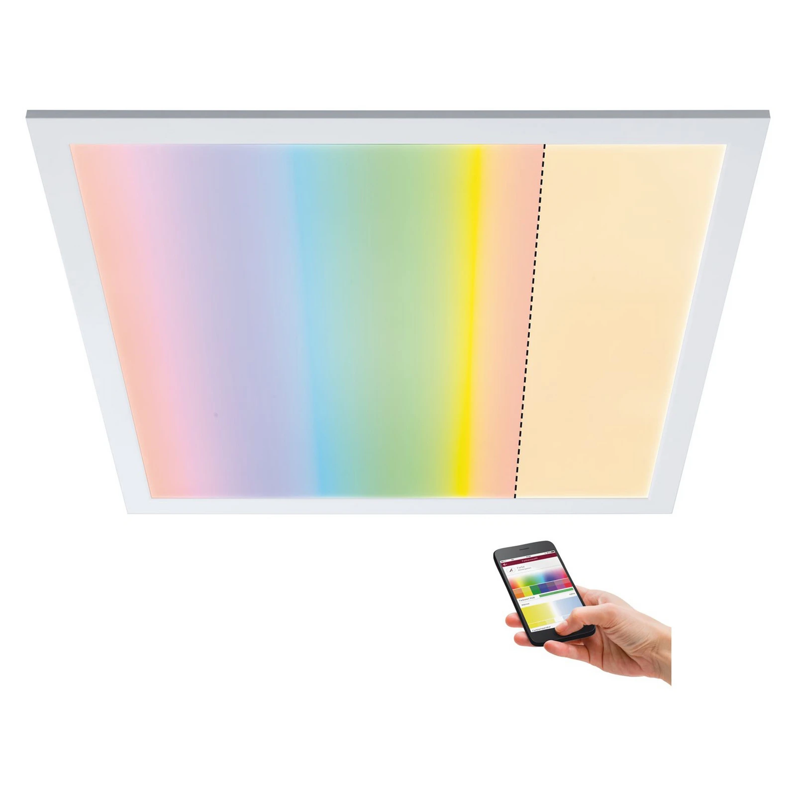 Paulmann Amaris panel LED, Zigbee, 60x60cm, RGBW