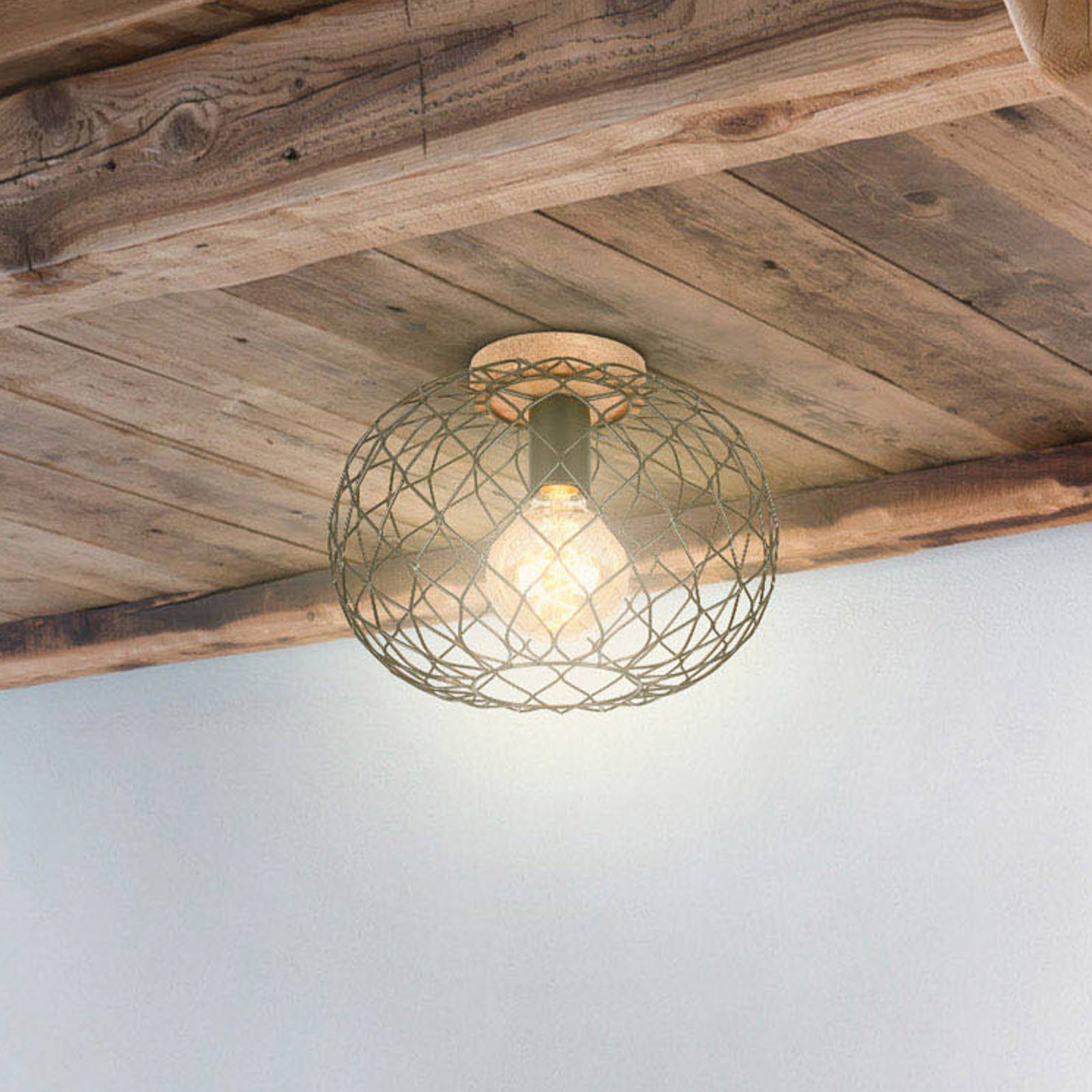 Winki ceiling light with a lattice structure