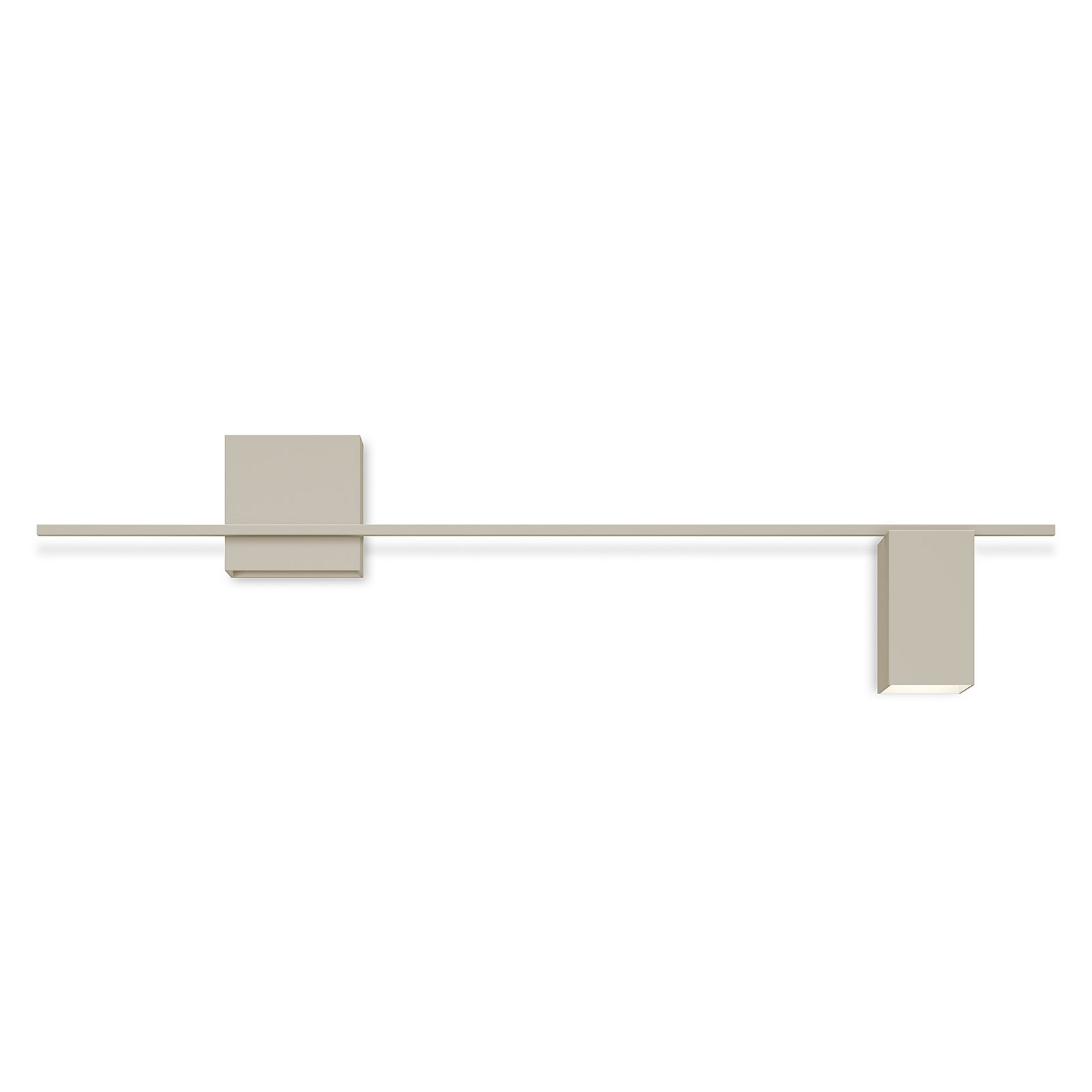 Structural 2610 LED wall light, light grey - Vibia