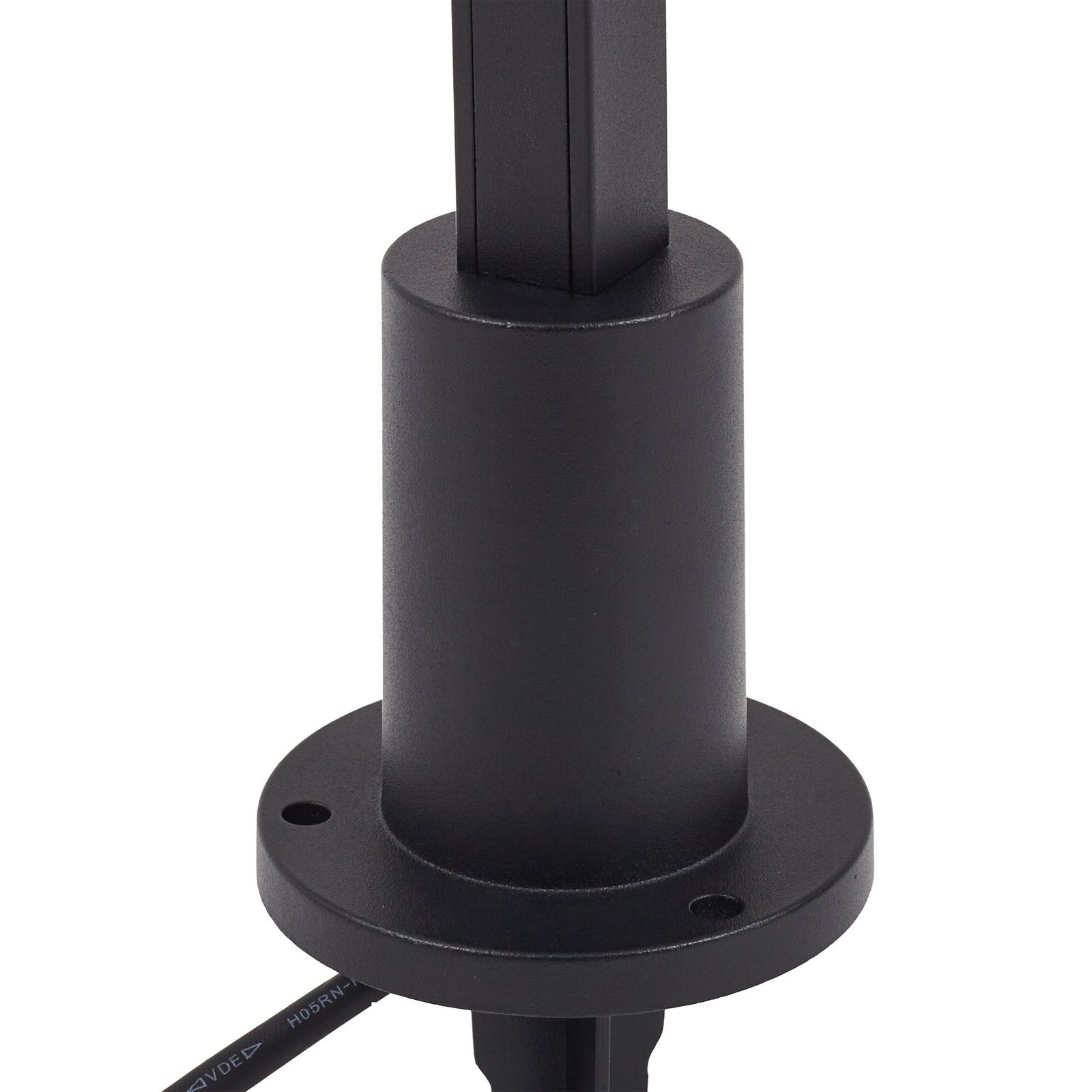 Neano Słupek oświetleniowy LED wysokość 80 cm czarny metal IP65 - Lindby