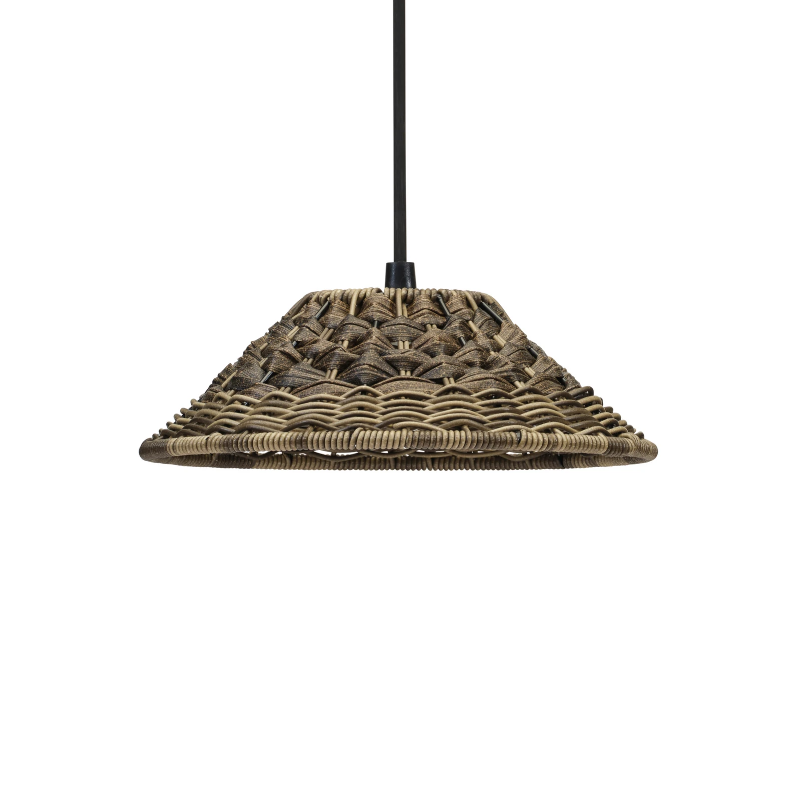 PR Home kültéri függőlámpa Lisen, barna, dugó, Ø 27 cm