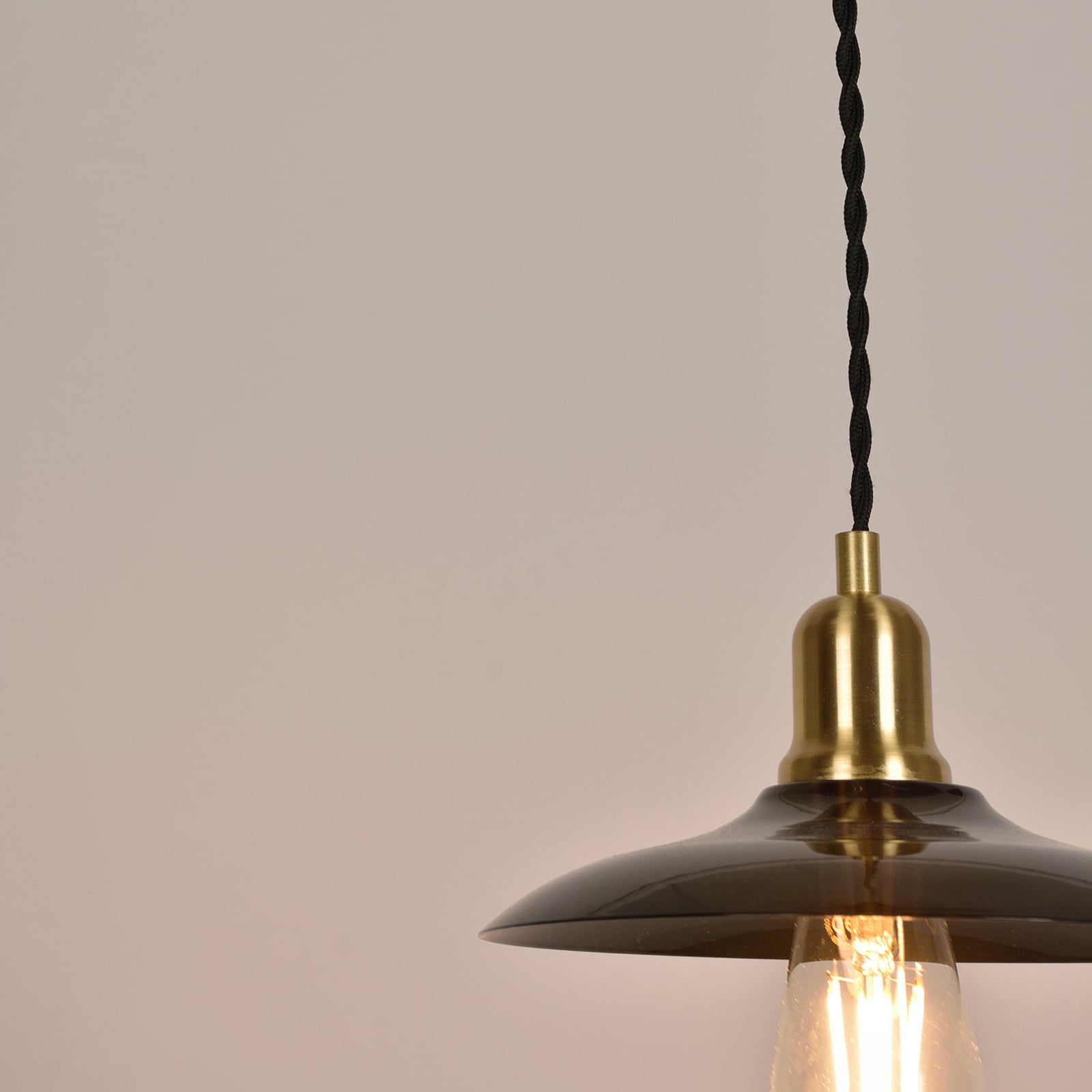 Paulette lampa za vješanje, crna, Ø 22 cm - Corep SAS