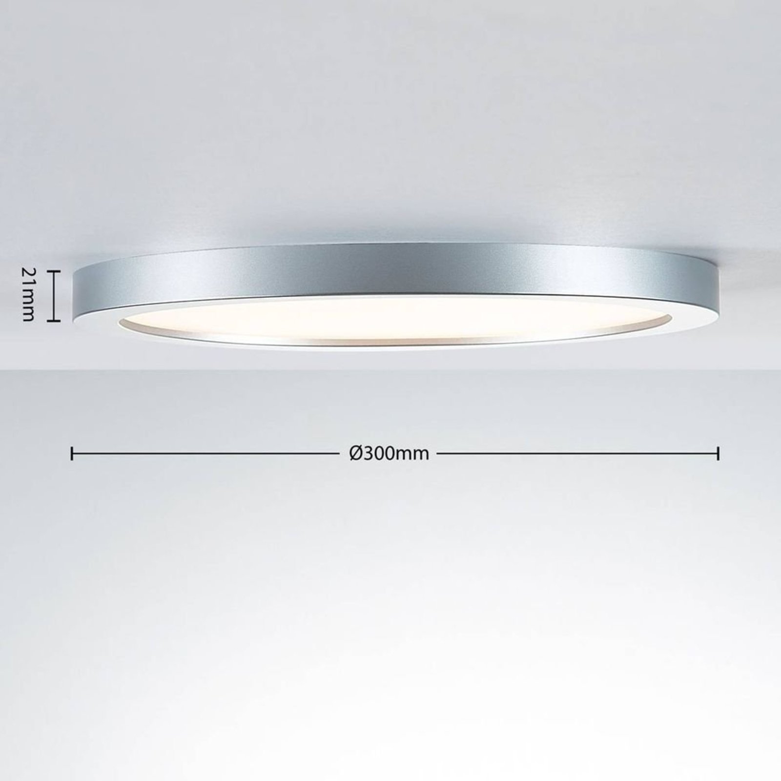 Solvie Round LED Plafonieră Silver - Arcchio