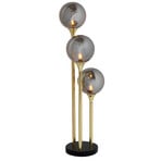 KARE Al Capone Tre floor lamp 3-bulb, height 83 cm