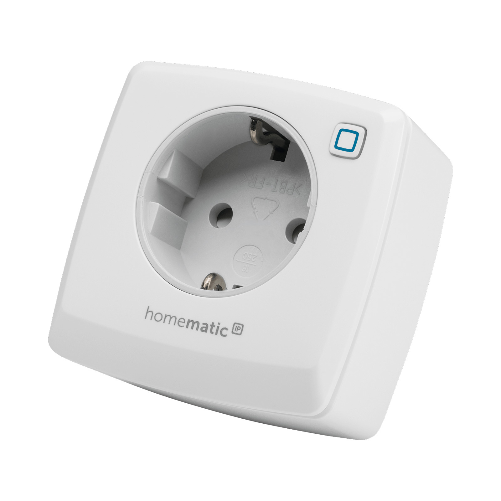 Homematic IP omskifter-måle-stikkontakt EUR - smart belysning stikkontakt - hvid