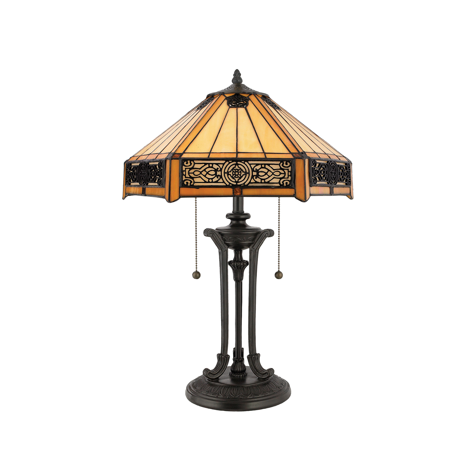 Indus table lamp in a Tiffany style