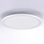 Lampa sufitowa LED Flat CCT, Ø 40 cm, biała