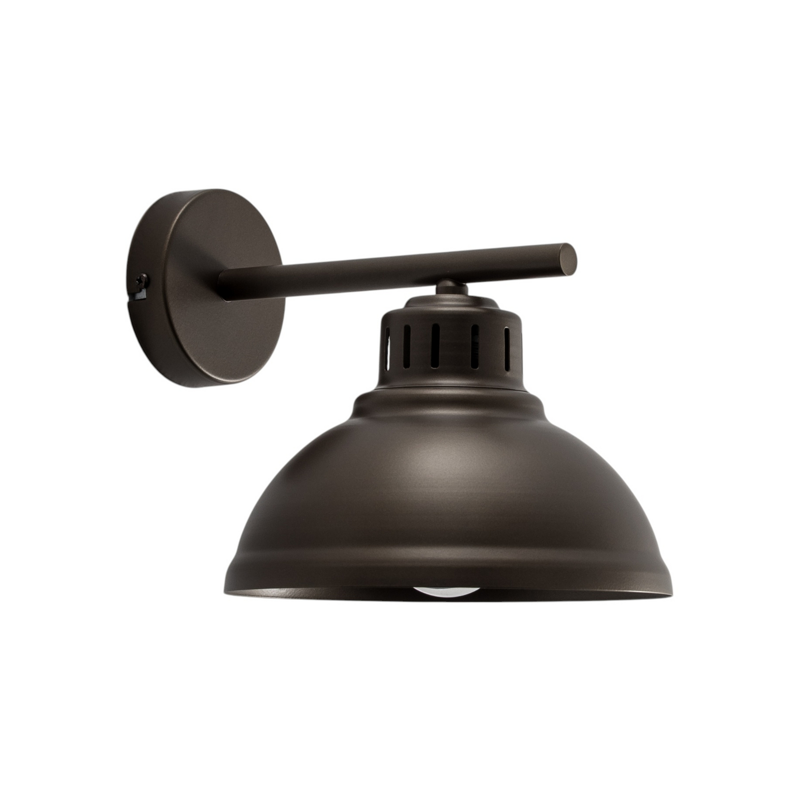 Aplică de perete Sven, titan-auriu, Ø 21 cm, oțel