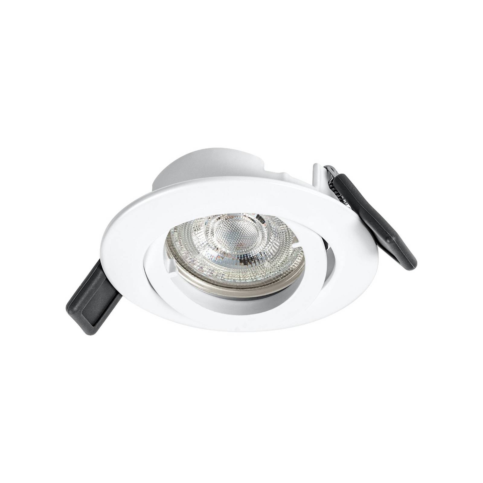 OSRAM Einbauspot, Ø 9 cm, weiß, Metall, GU10-LED, 2.700 K