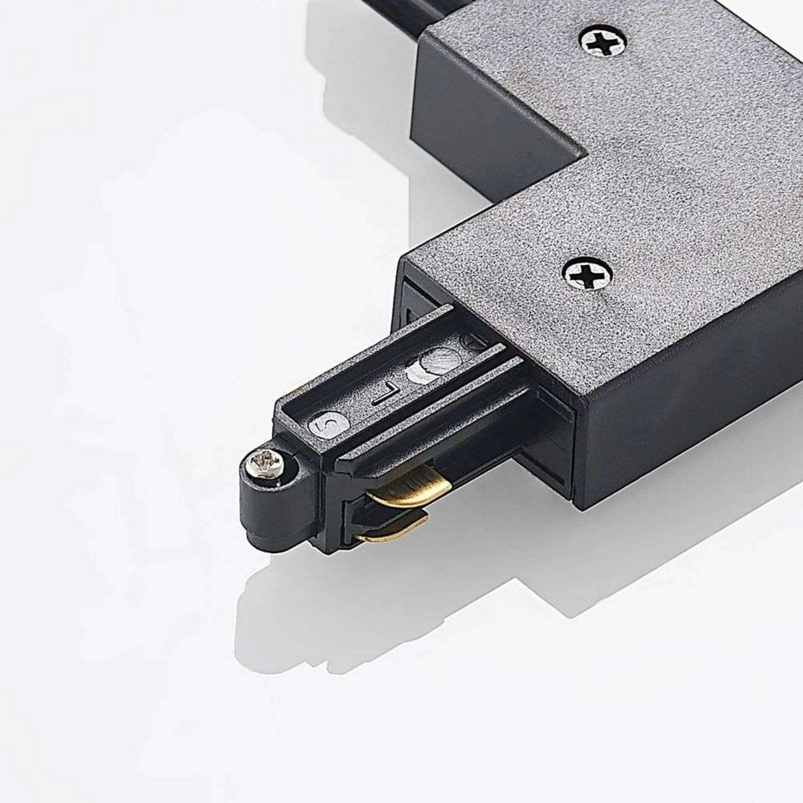 Linaro Track Sarok Connector Fekete - Lindby