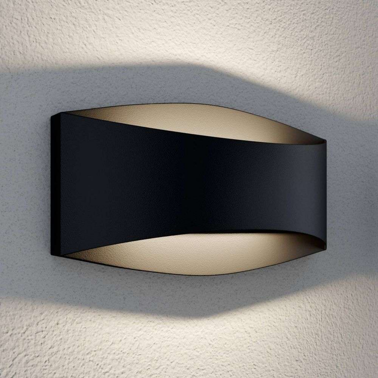 Evric LED Aplica de Exterior L20,3 Black - Lindby