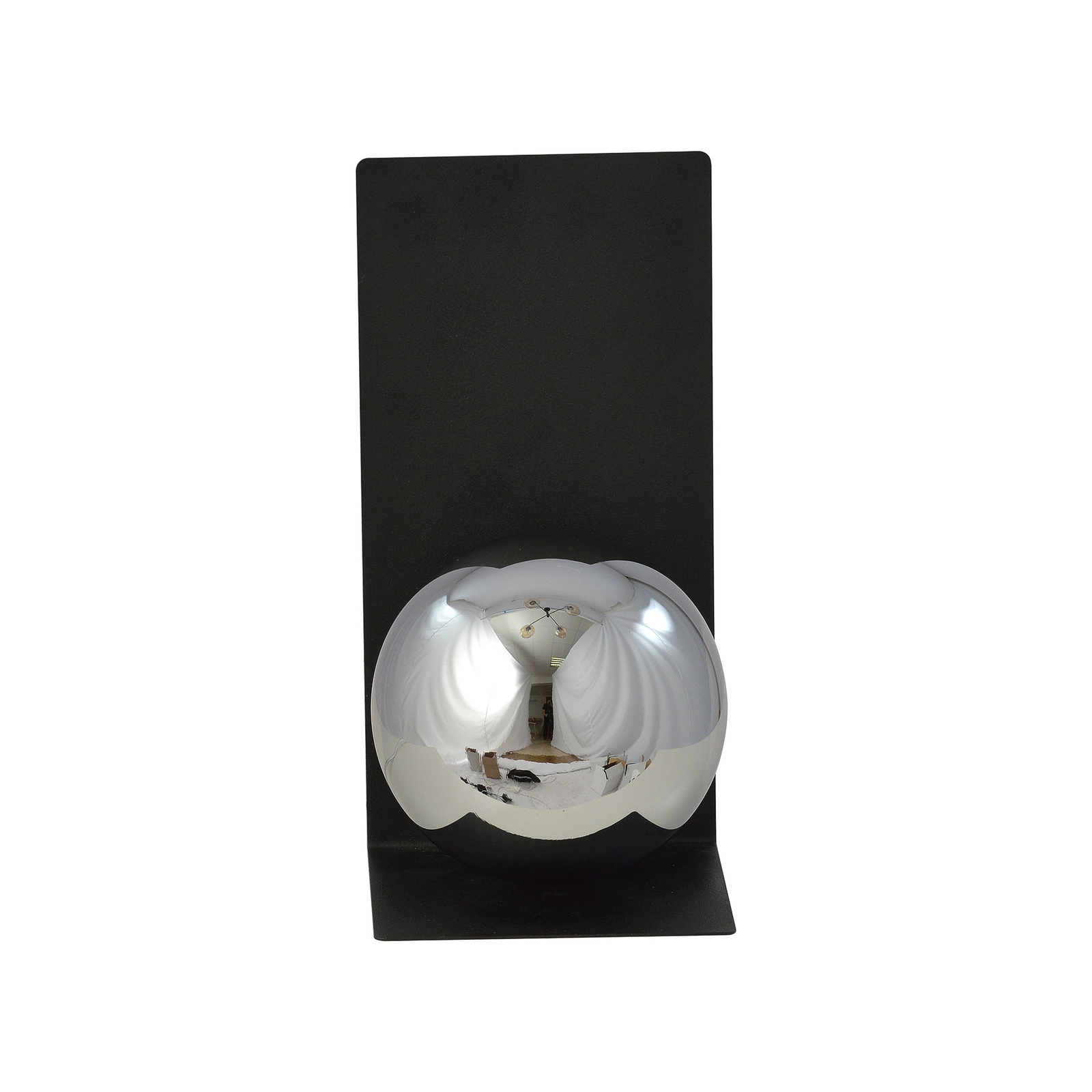 Vegglampe Form 6, 15 cm x 30 cm, svart/grafitt