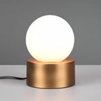 Countess table lamp globe lampshade, opal glass