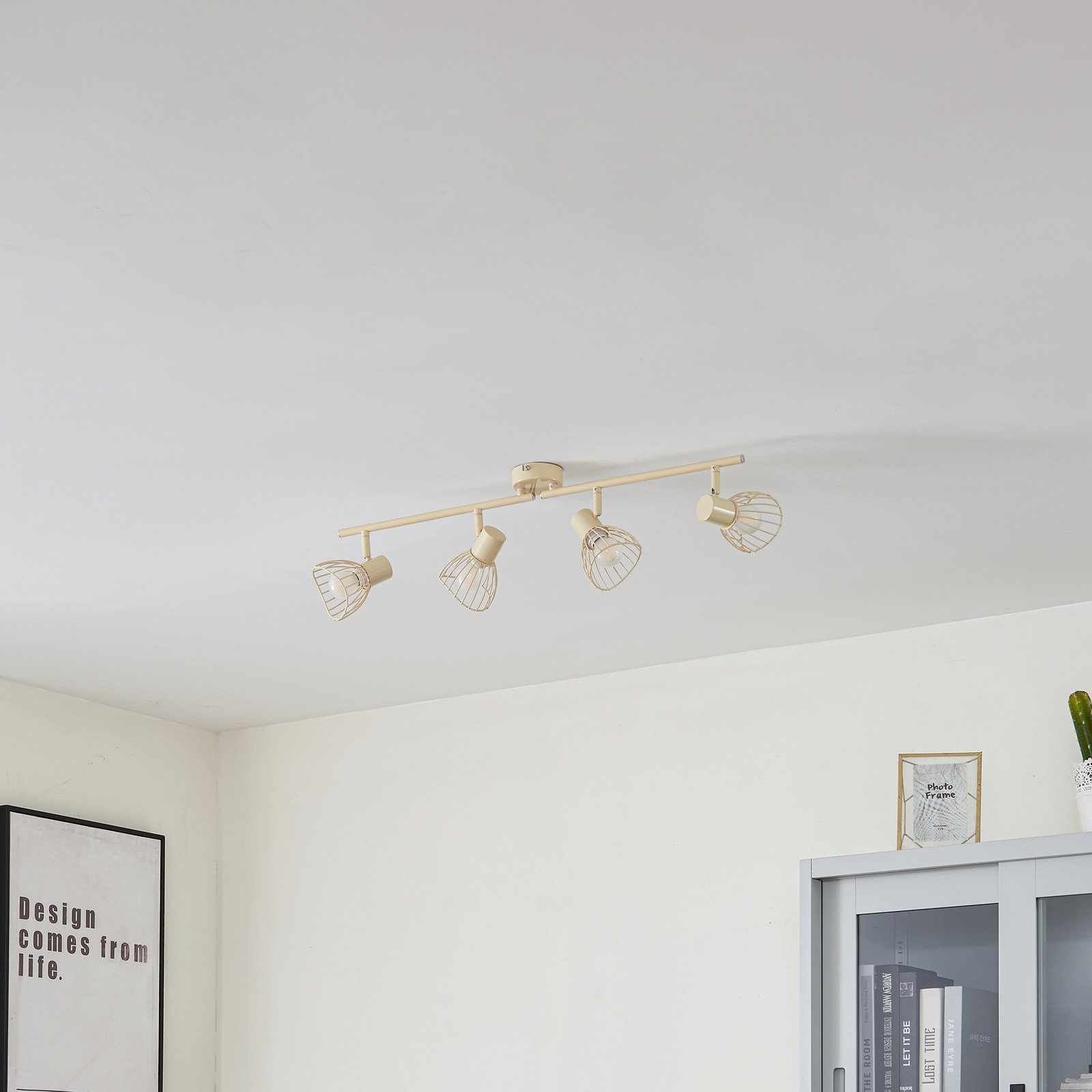 Piena 4 Plafondlamp Beige - Lindby