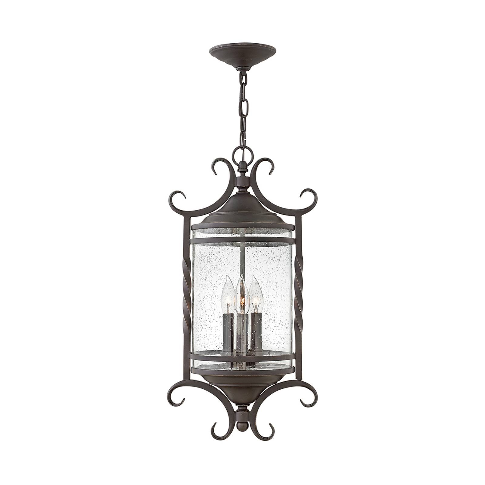 Casa Outdoor Pendelleuchte schwarz antik Hinkley HK-CASA8