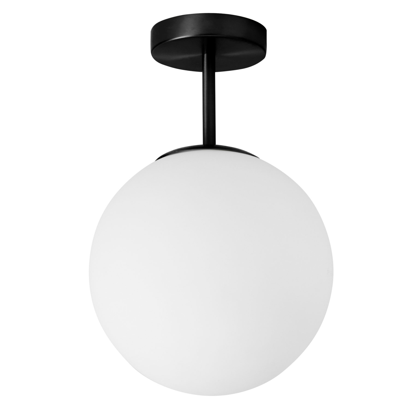 Jugen ceiling light, black/white, one-bulb