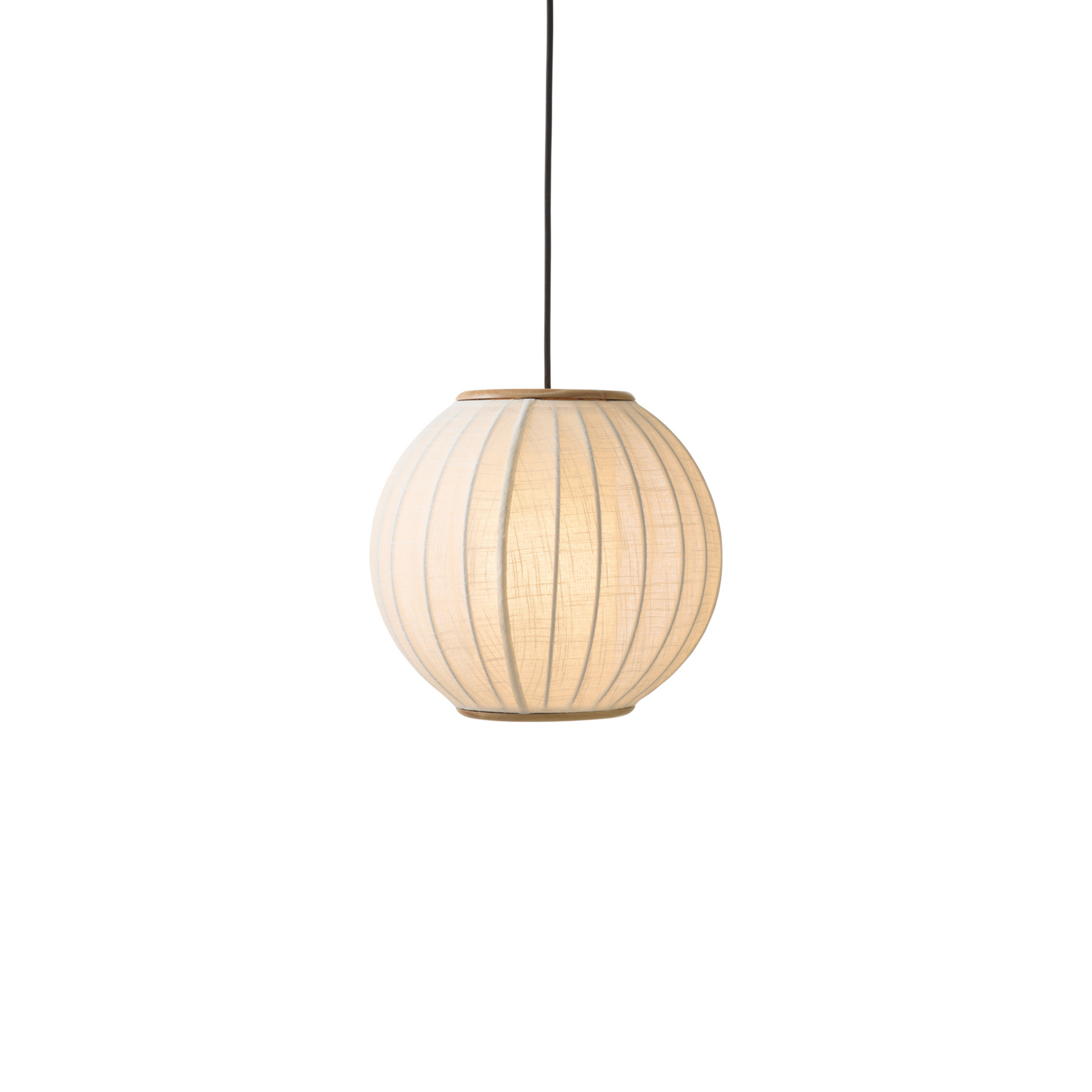 Lampada a sospensione BALLOON, Ø 30 cm, color crema, tessuto - Halo Design