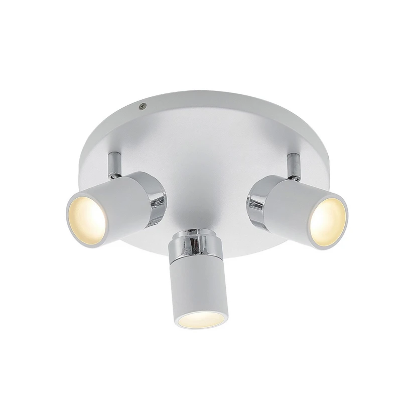 Lindby – Kardo 3 Deckenleuchte White/Chrome
