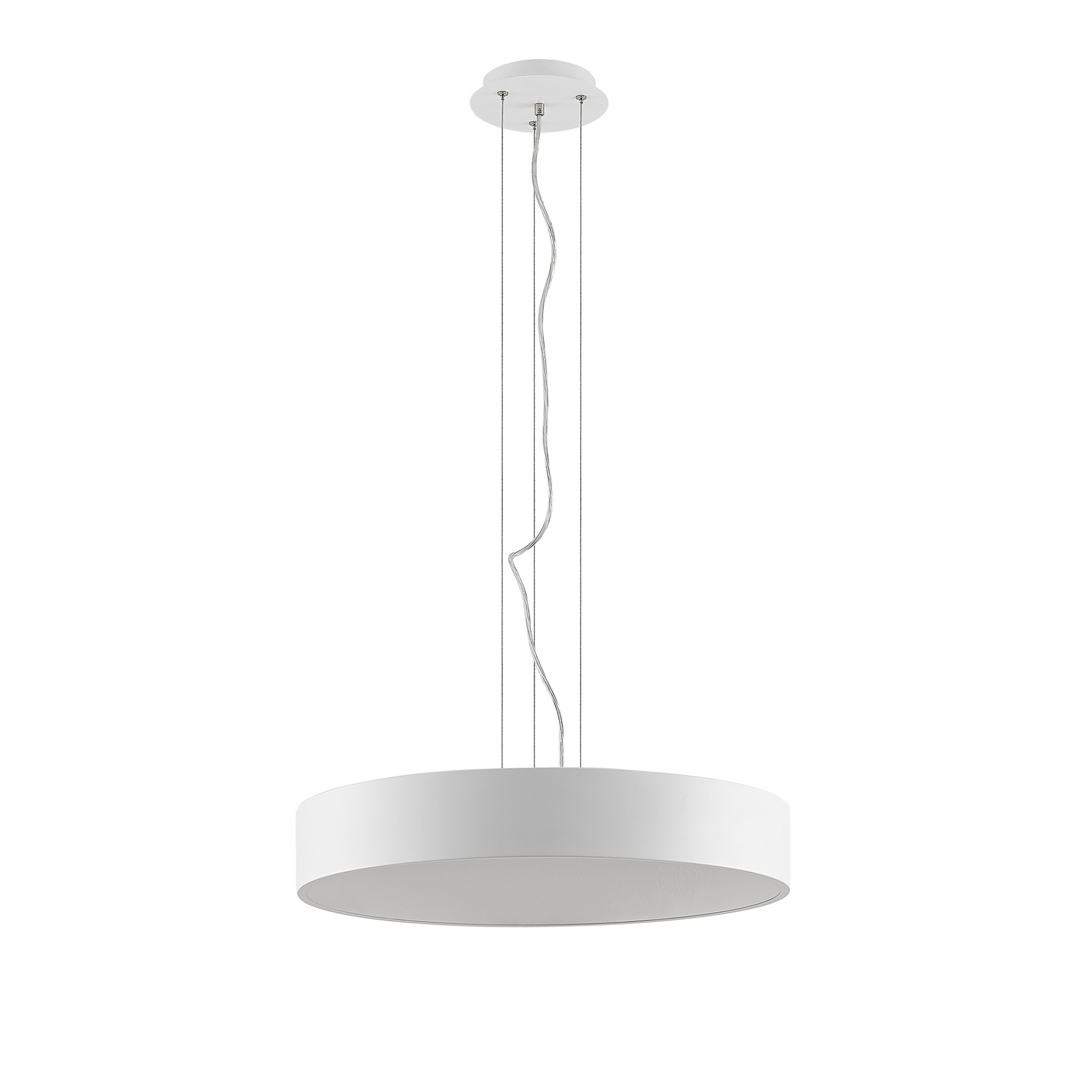 Noabelle LED hanglamp, Ø 60 cm, wit, metaal - Arcchio