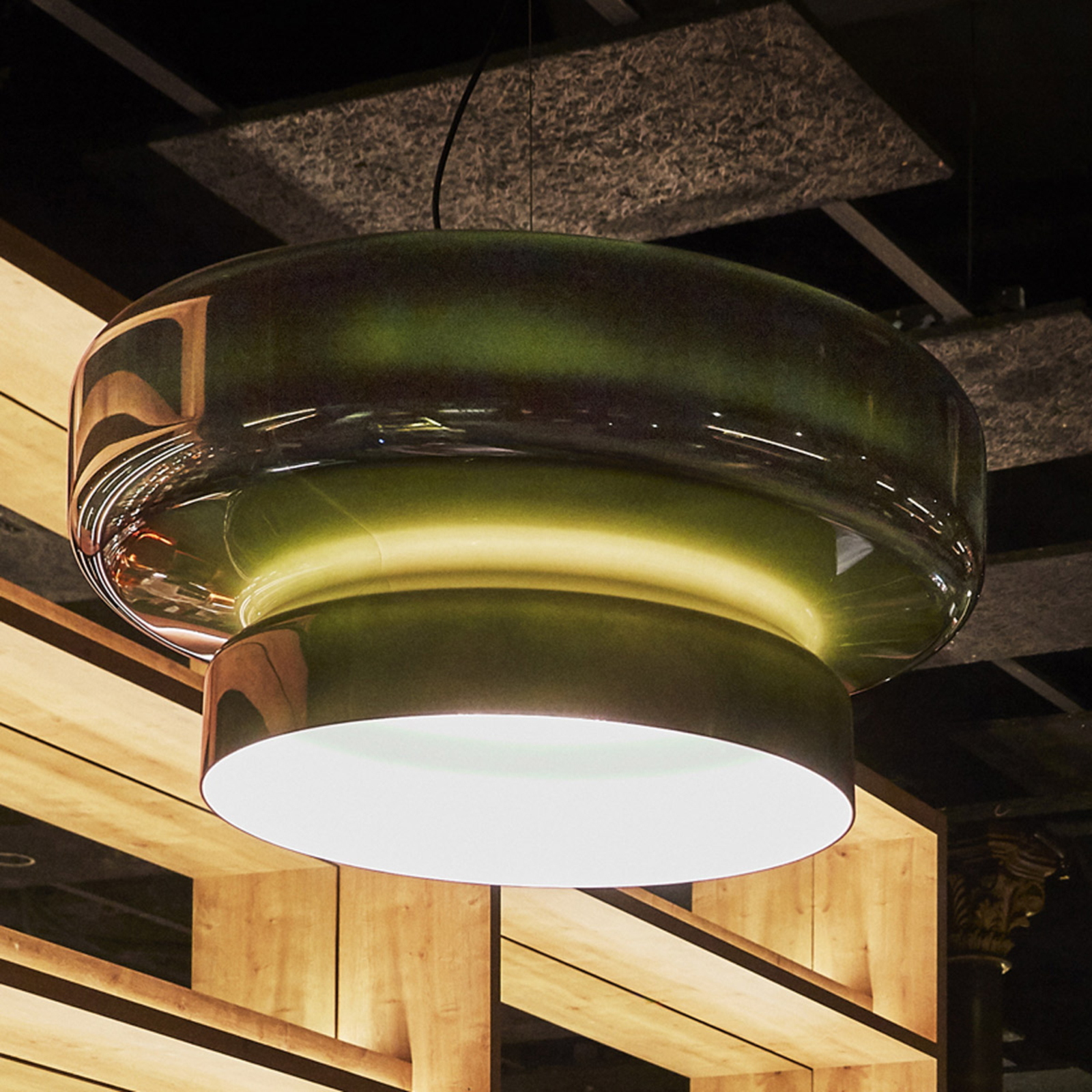 MARSET Bohemia LED hanglamp, Triac, groen